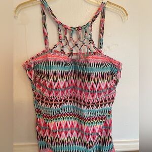 Super cute tankini Aztec print